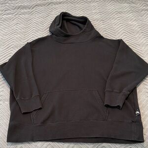 JoyLab Black Funnel Neck Hoodie